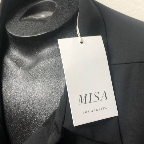 MISA Los Angeles Uma Dress in Black - Picture 4 of 4